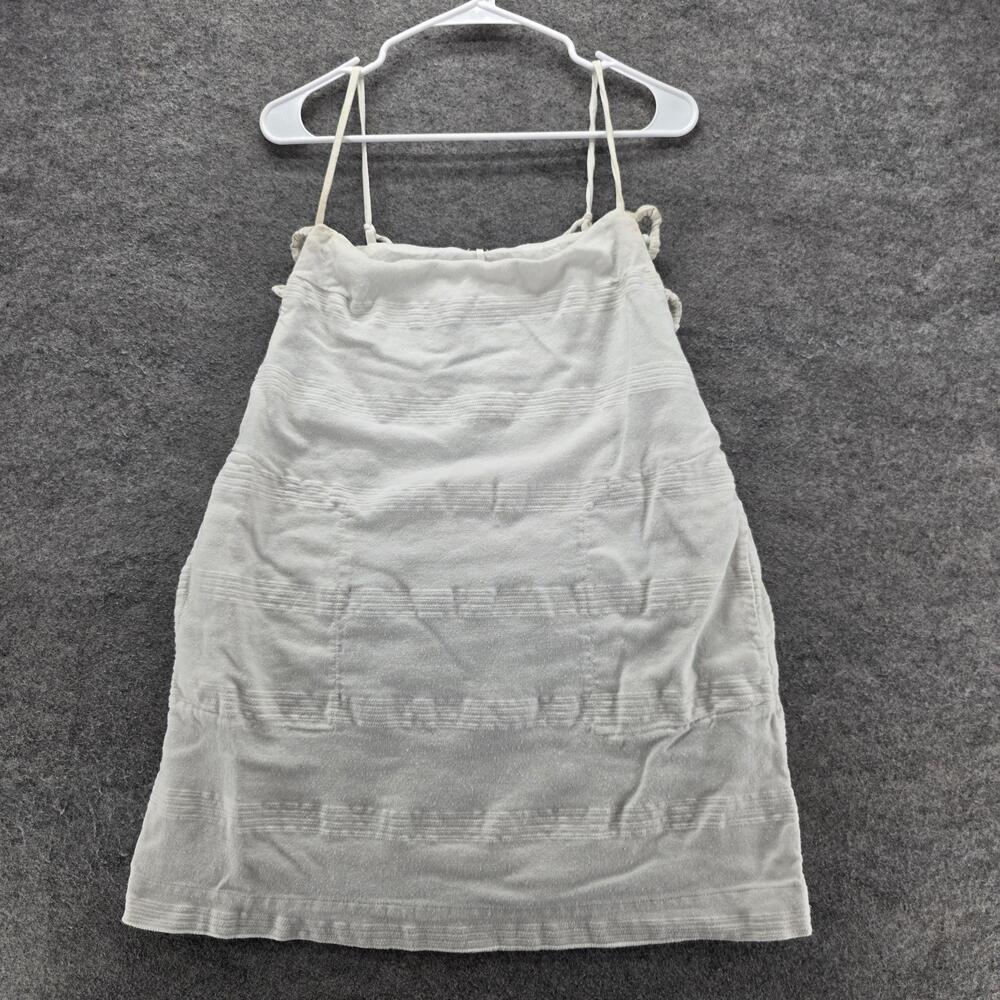 Free People Slip Dress Womens Medium Summer Boho Sleeveless Short Solid Flowy